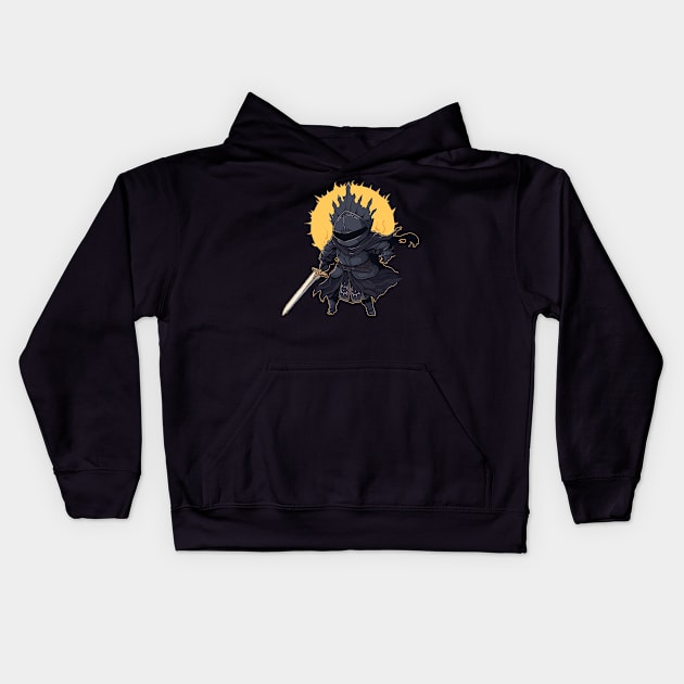 dark soul Kids Hoodie by skatermoment